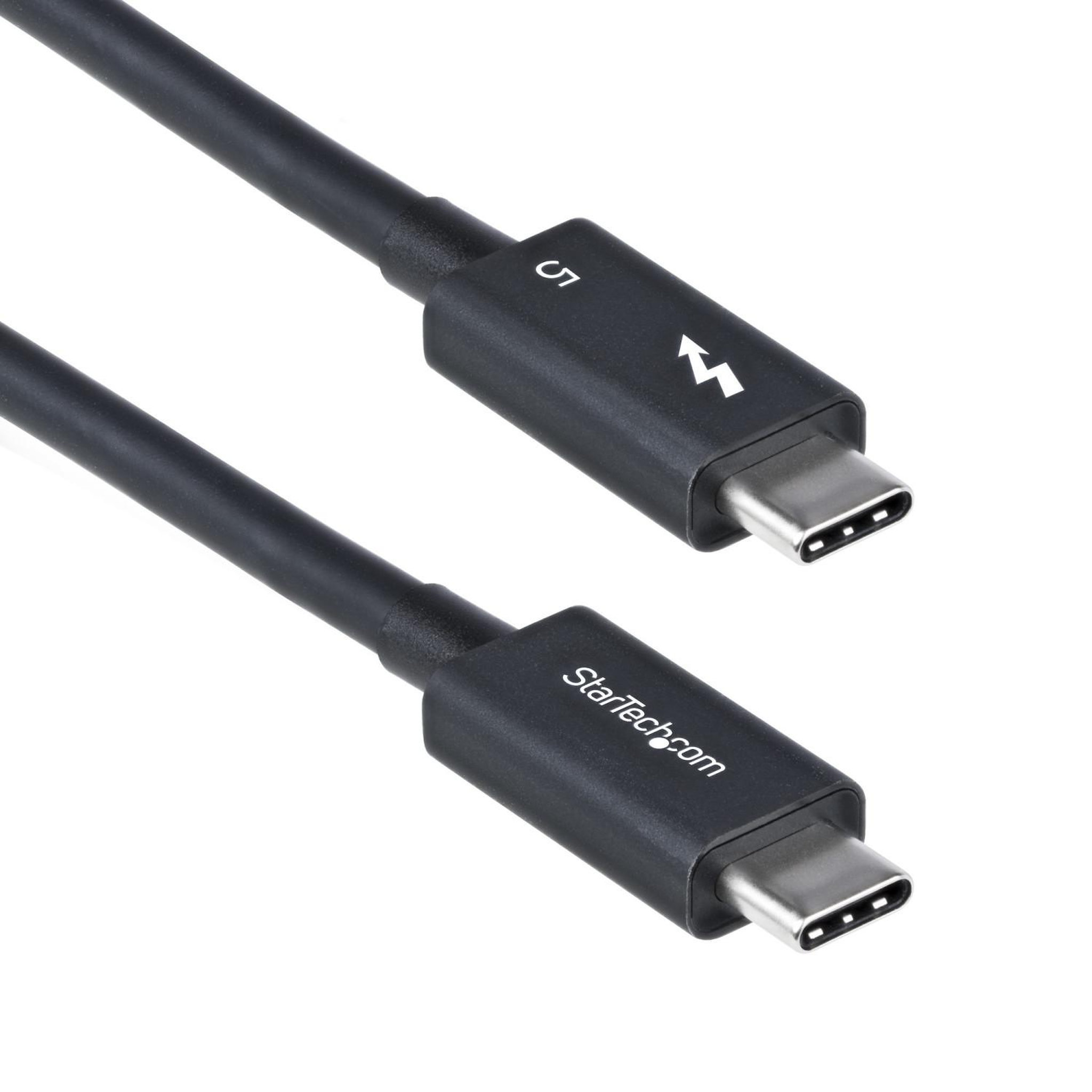 Voir la diapositive 2 : Startech Startech.com câble thunderbolt 5 de 80cm, 80gbps/jusqu'à 120gbps, 240w pd, 8k 60hz, câble thunderbolt certifié, compatible avec thunderbolt 4/usb4/usb-c