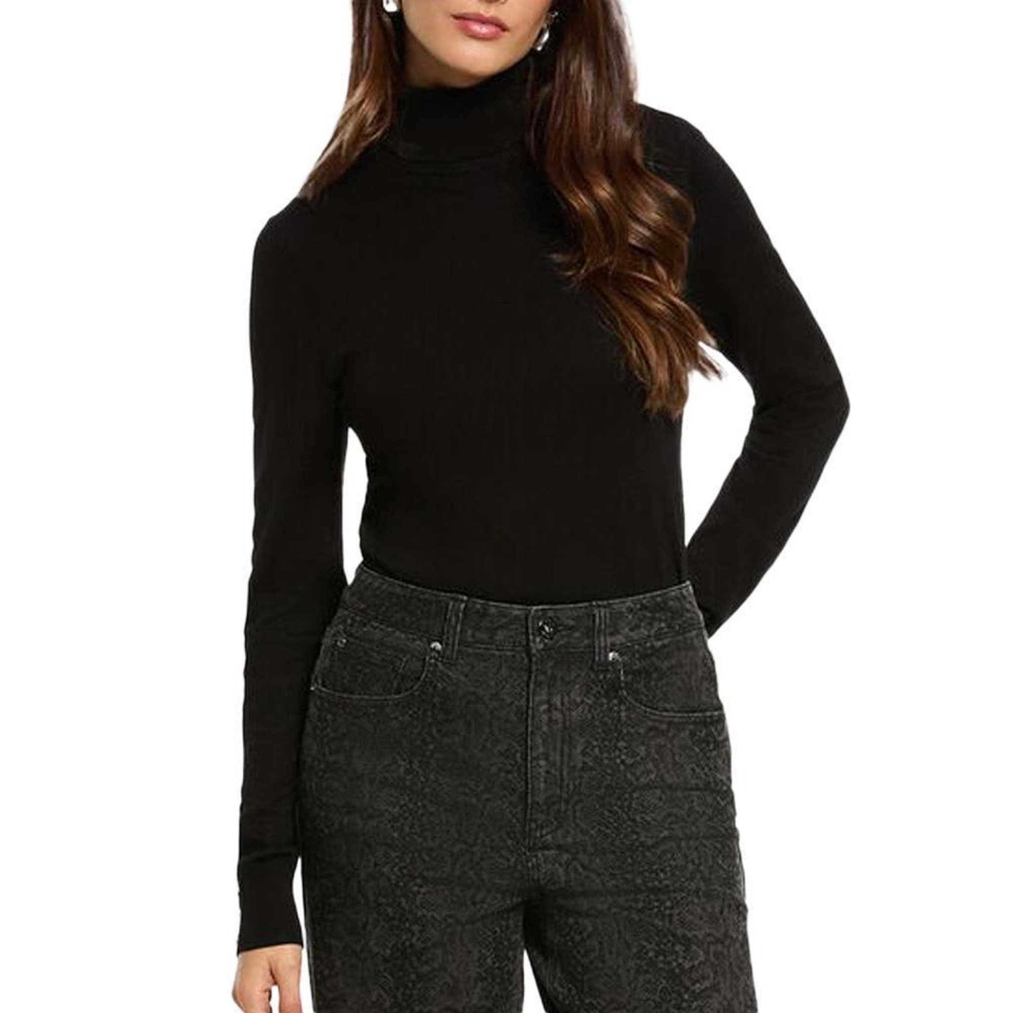 MORGAN Pull Noir Femme Morgan MFLORIA. Coloris disponibles : Noir