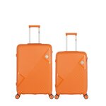 OBAGO OBAGO - Lot de 2 - Valises grand format et weekend CASSIOPEE. Coloris disponibles : Orange, Bleu, Rouge, Blanc