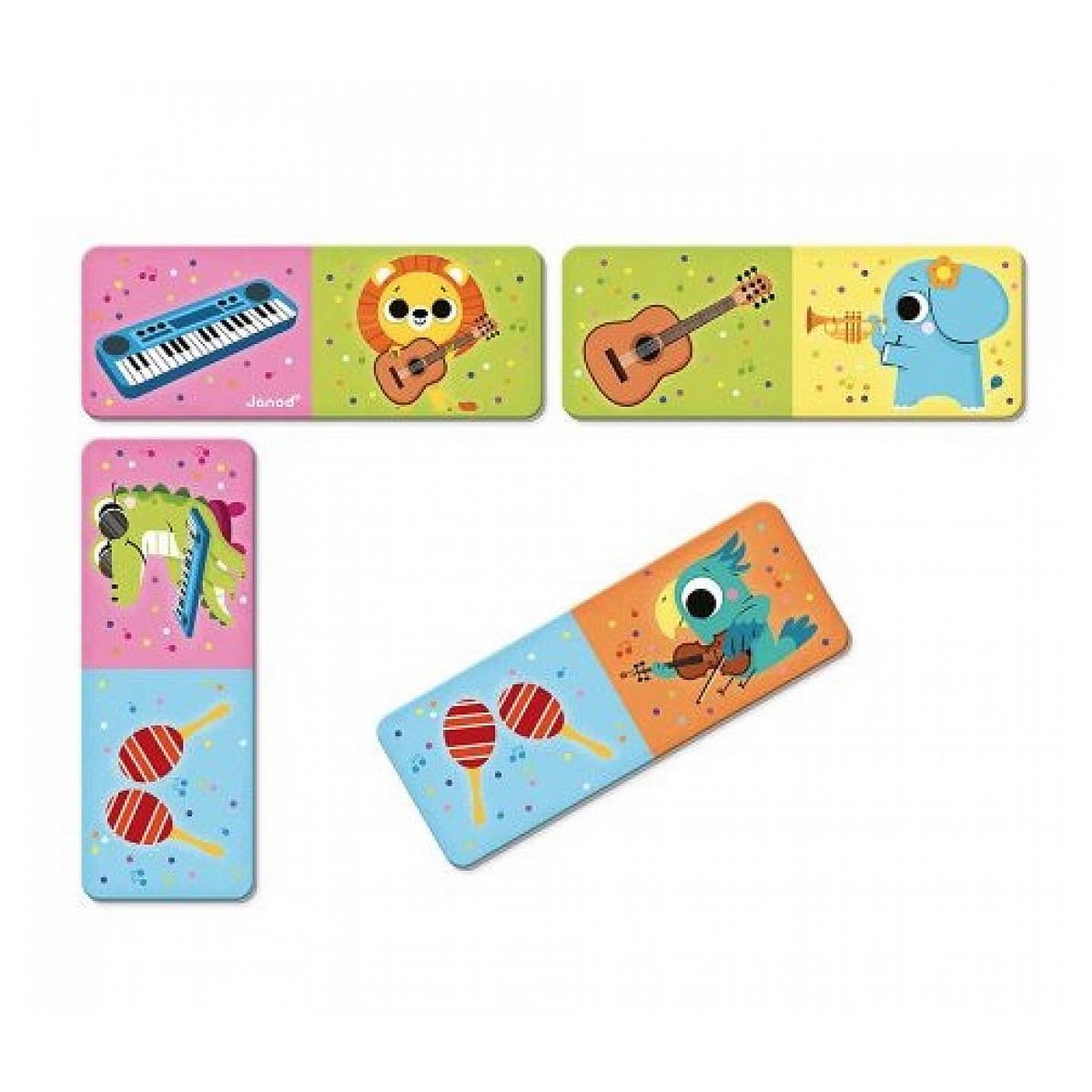 Voir la diapositive 2 : JANOD Dominos Instruments de musique