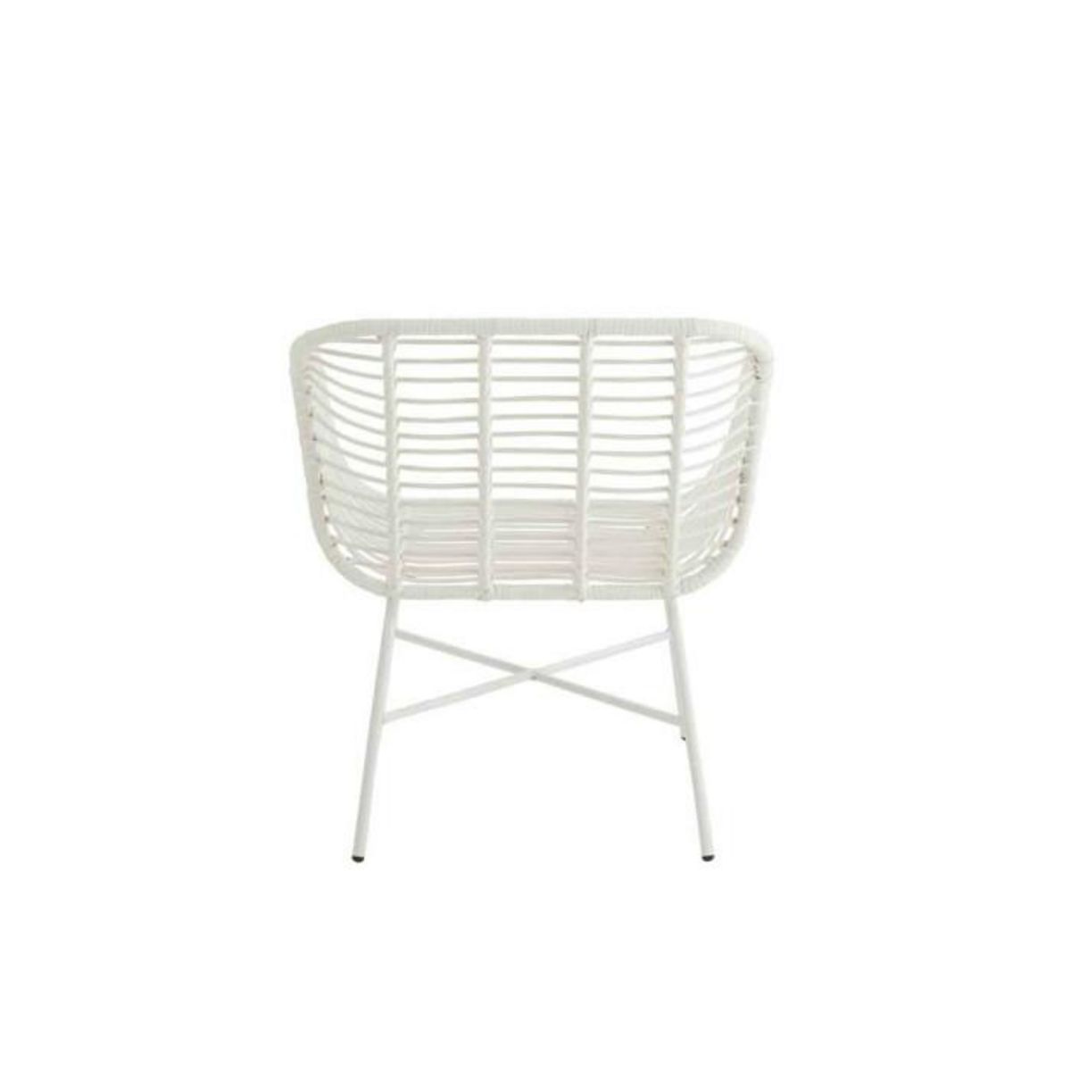 Paris Prix Chaise de Jardin Design  Celeste  82cm Blanc