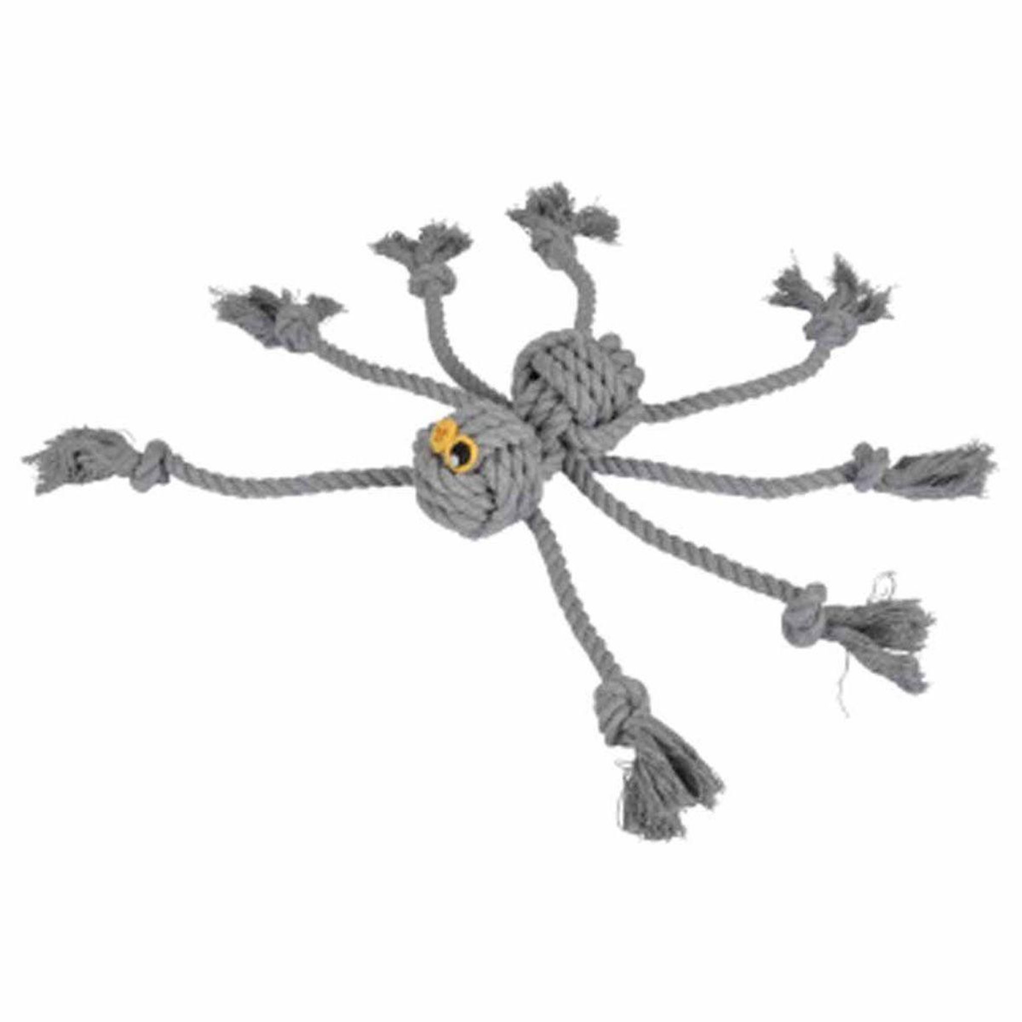 Voir la diapositive 1 : LOVE STORY Jouet à Corde pour Chien  Araignée  30cm Gris
