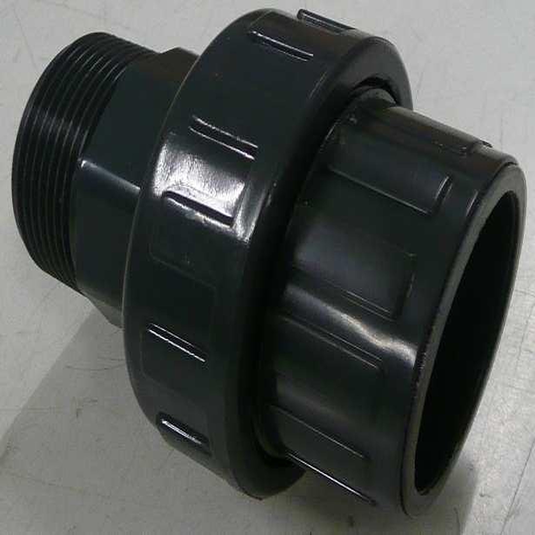 GRE Raccord PVC en 3 parties Ø50 macho 2  1/2 PN16