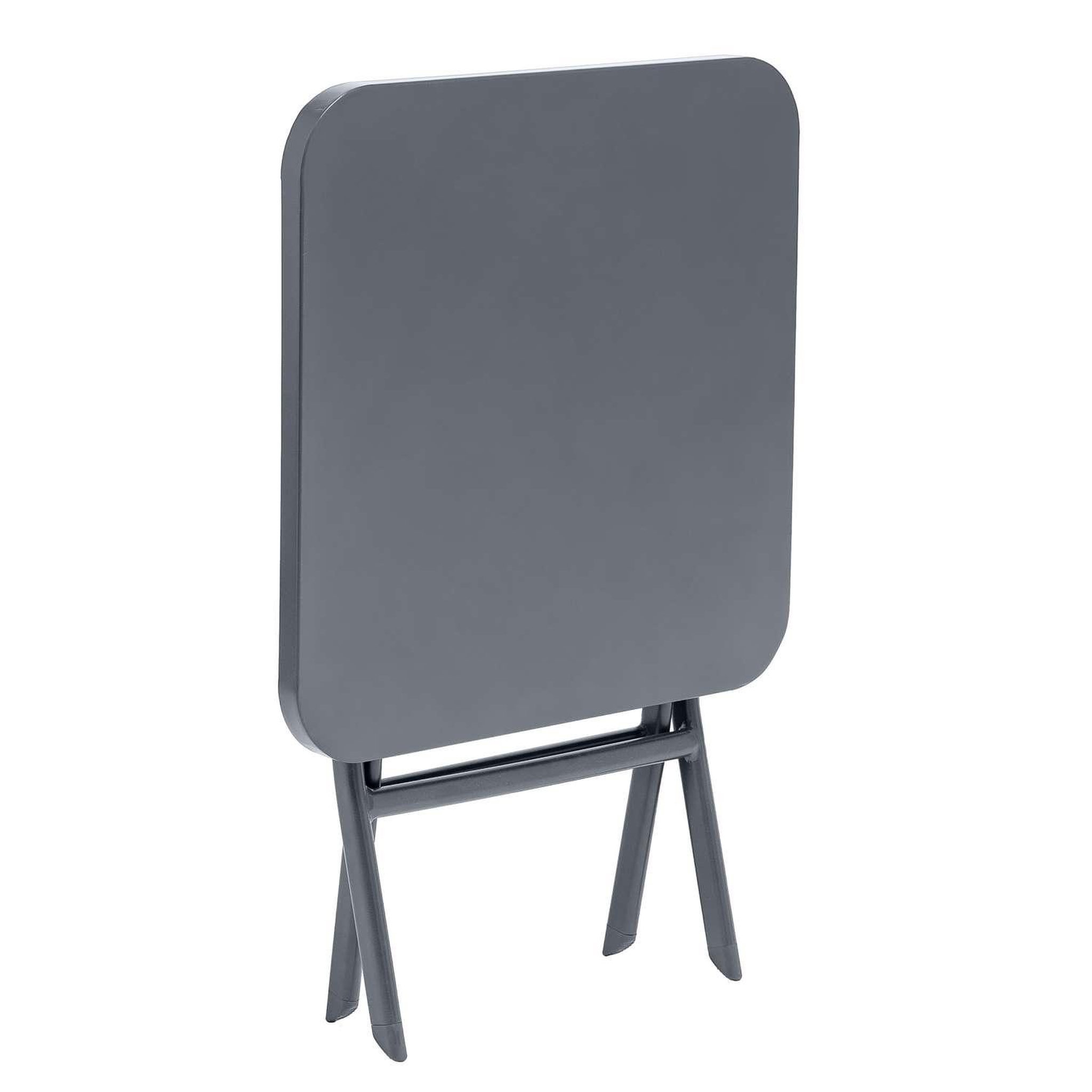 Voir la diapositive 3 : HESPERIDE Table d'appoint de jardin carrée greensboro - gris graphite