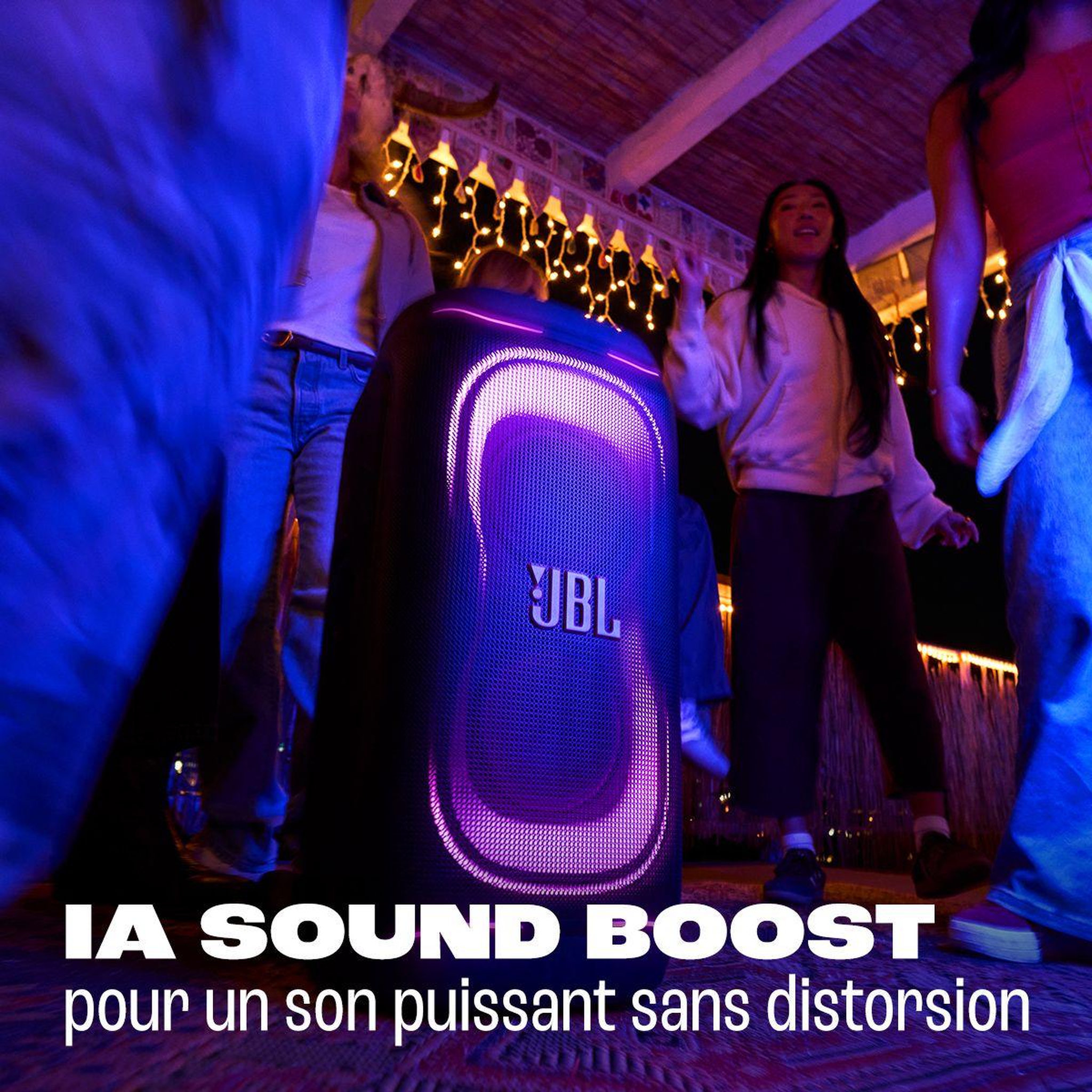 Voir la diapositive 5 : JBL Enceinte sono Partybox 330 Blanc