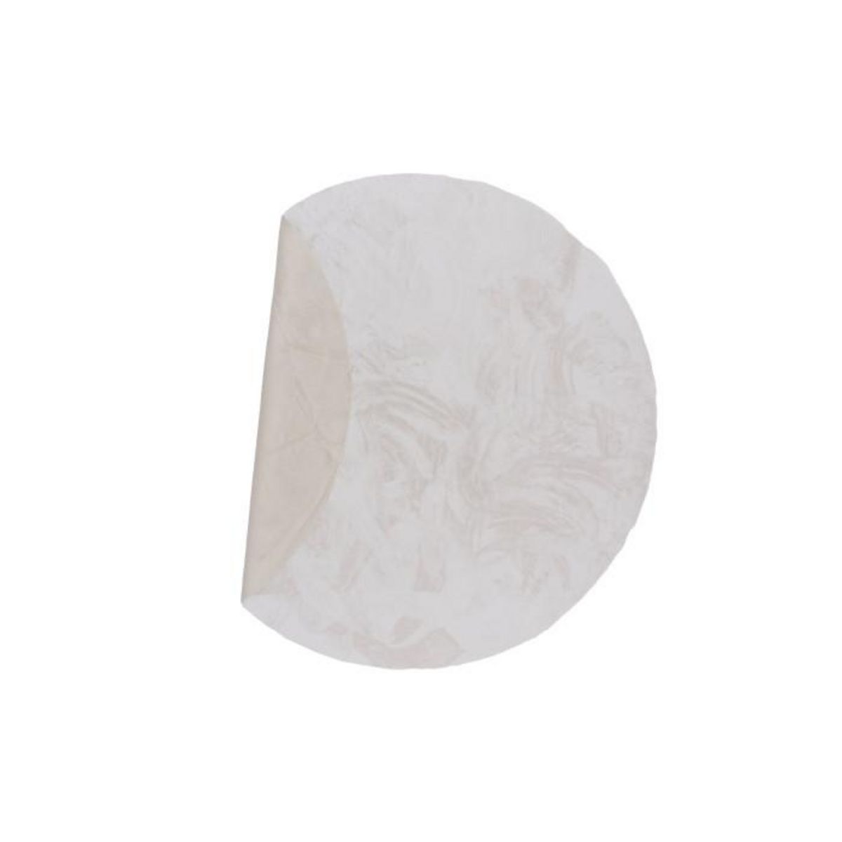 Paris Prix Tapis Rond Design  Nina  200cm Blanc