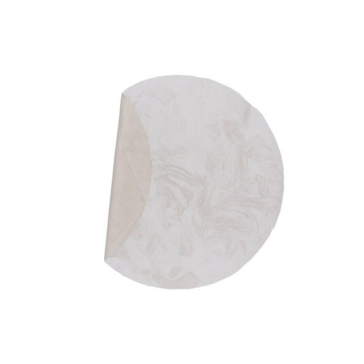 Paris Prix Tapis Rond Design  Nina  200cm Blanc