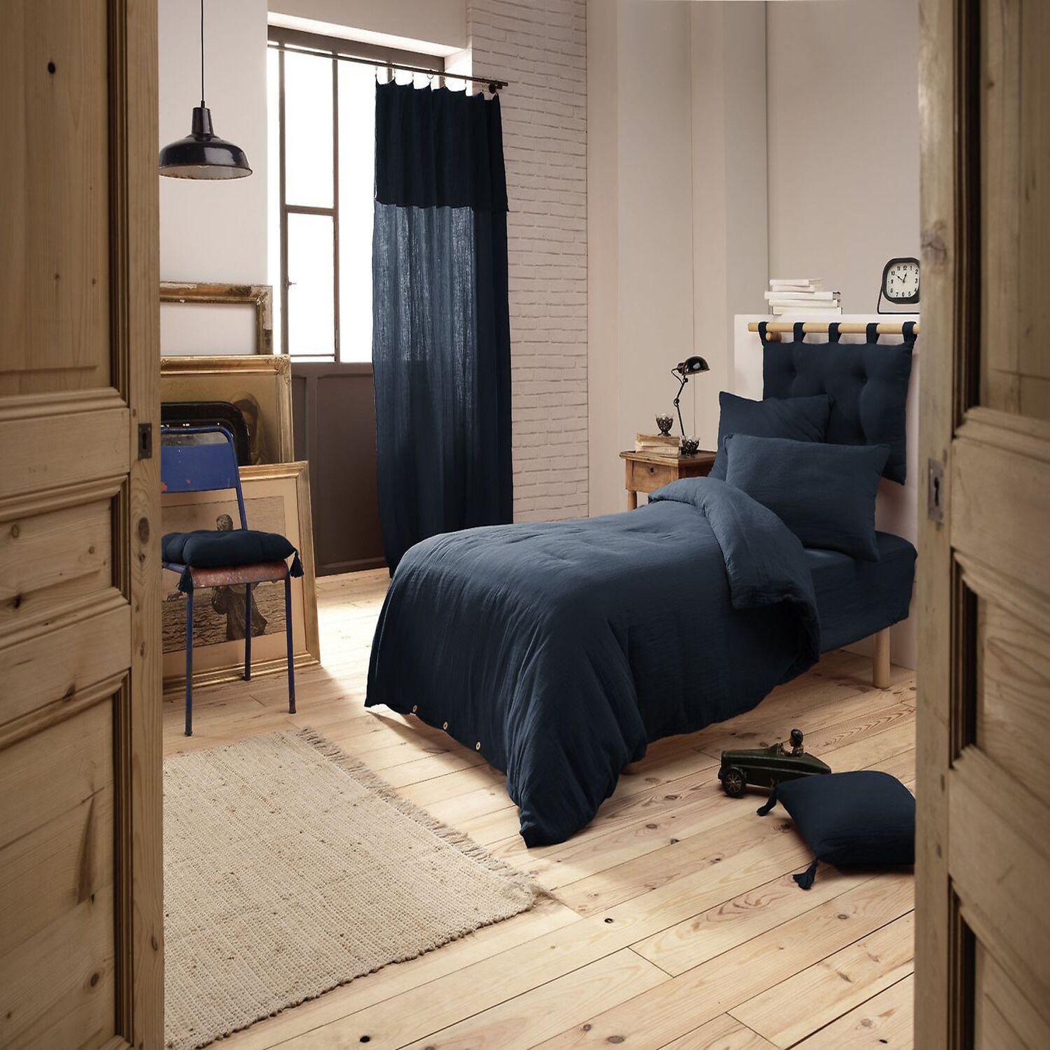 Voir la diapositive 1 : Home collection Housse de couette 100% gaze de coton