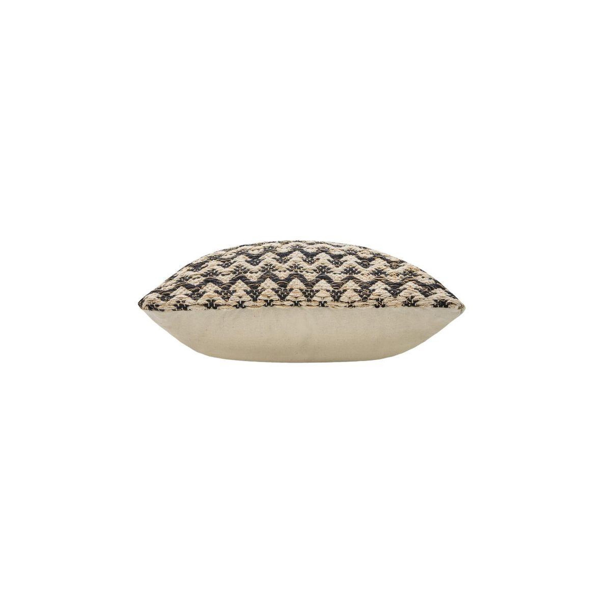 Voir la diapositive 2 : Douceur d'Intérieur Coussin déco fantaisie  loumeo  30x50cm noir