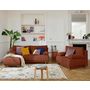 Voir la diapositive 6 : BEST MOBILIER Cristal - pouf modulable - 65 cm - en velours texturé