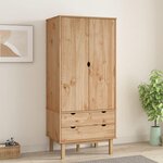 VIDAXL Garde-robe OTTA 76,5x53x172 cm Bois massif de pin