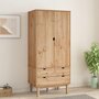 Voir la diapositive 1 : VIDAXL Garde-robe OTTA 76,5x53x172 cm Bois massif de pin