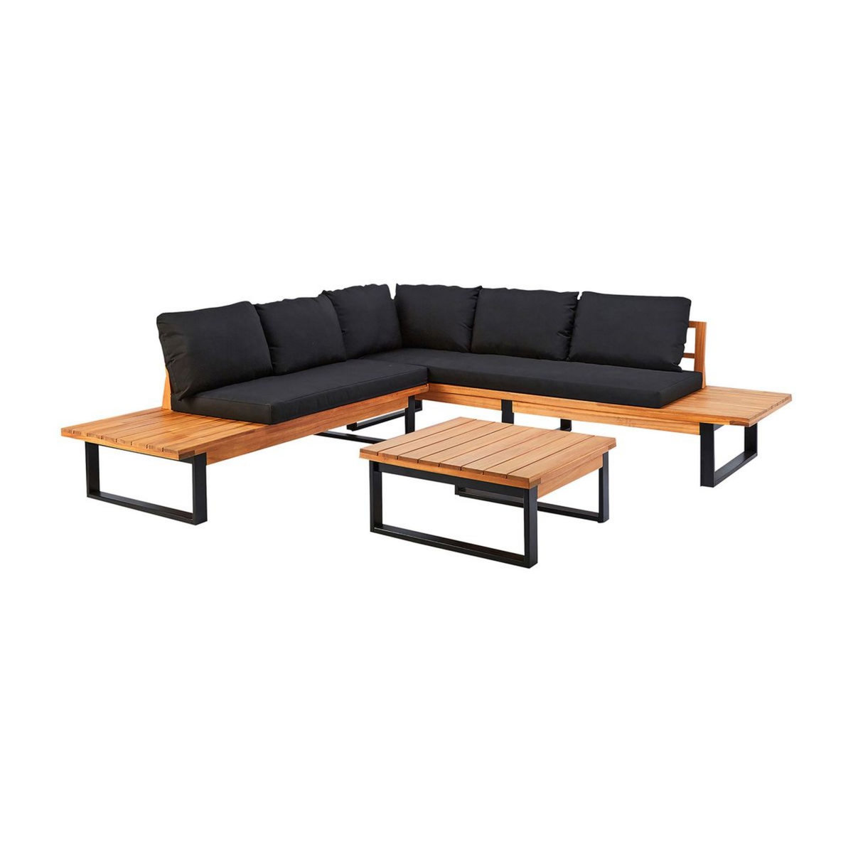 GARDENSTAR Salon bas de jardin 4-6 personnes CAPRI