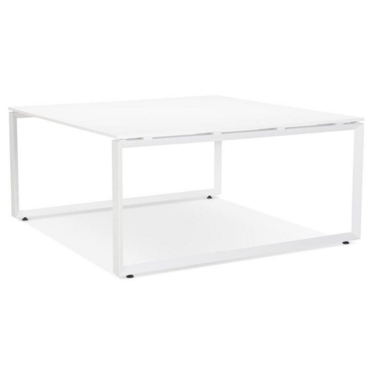 Paris Prix Bureau Design  Abigano  140cm Blanc