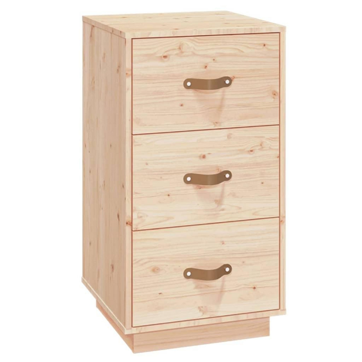VIDAXL Table de chevet 40x40x75 cm Bois de pin solide