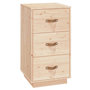 Voir la diapositive 2 : VIDAXL Table de chevet 40x40x75 cm Bois de pin solide
