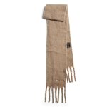 Pieces Écharpe  Femme Pieces Nilea. Coloris disponibles : Marron