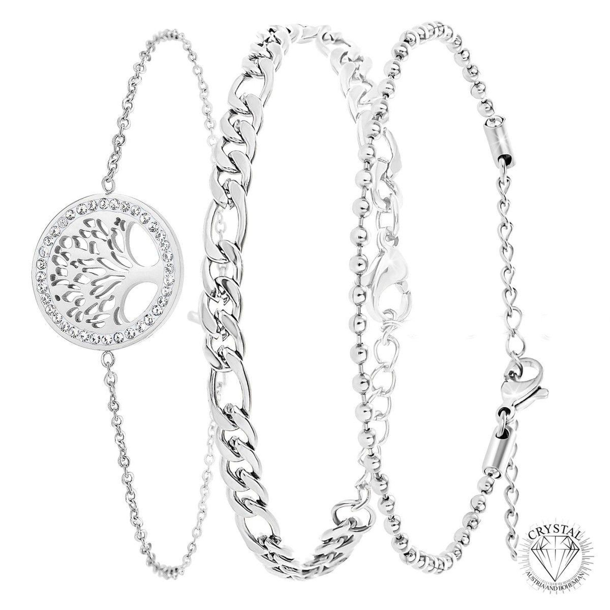 SC CRYSTAL Set de 3 bracelets SC Crystal®