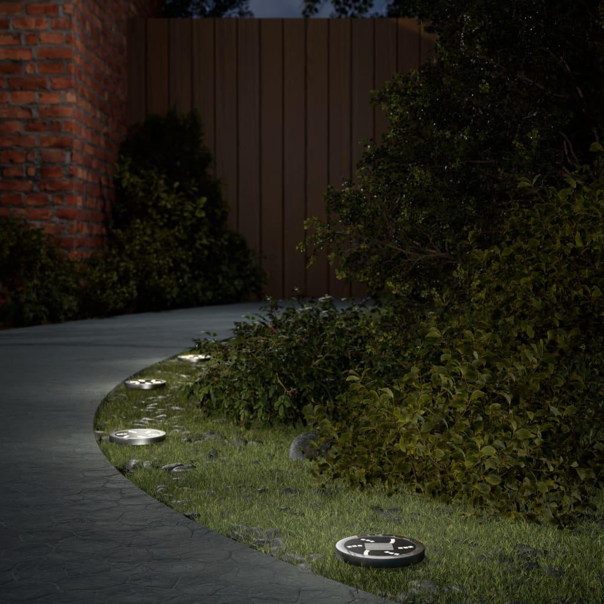 VIDAXL Lampes solaires de sol et piquets de sol exterieur 12 pcs