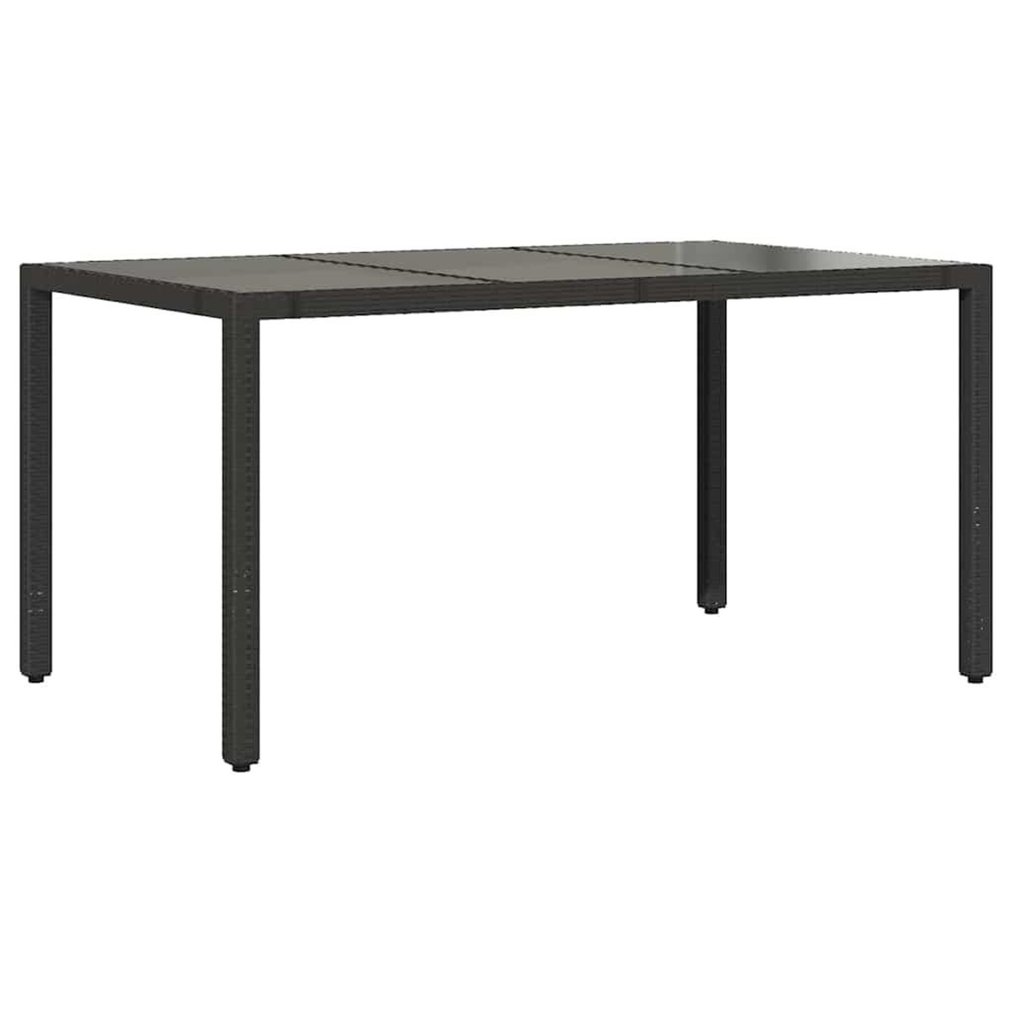 Voir la diapositive 4 : VIDAXL Ensemble de bistro de jardin 5 pcs coussins noir poly rotin