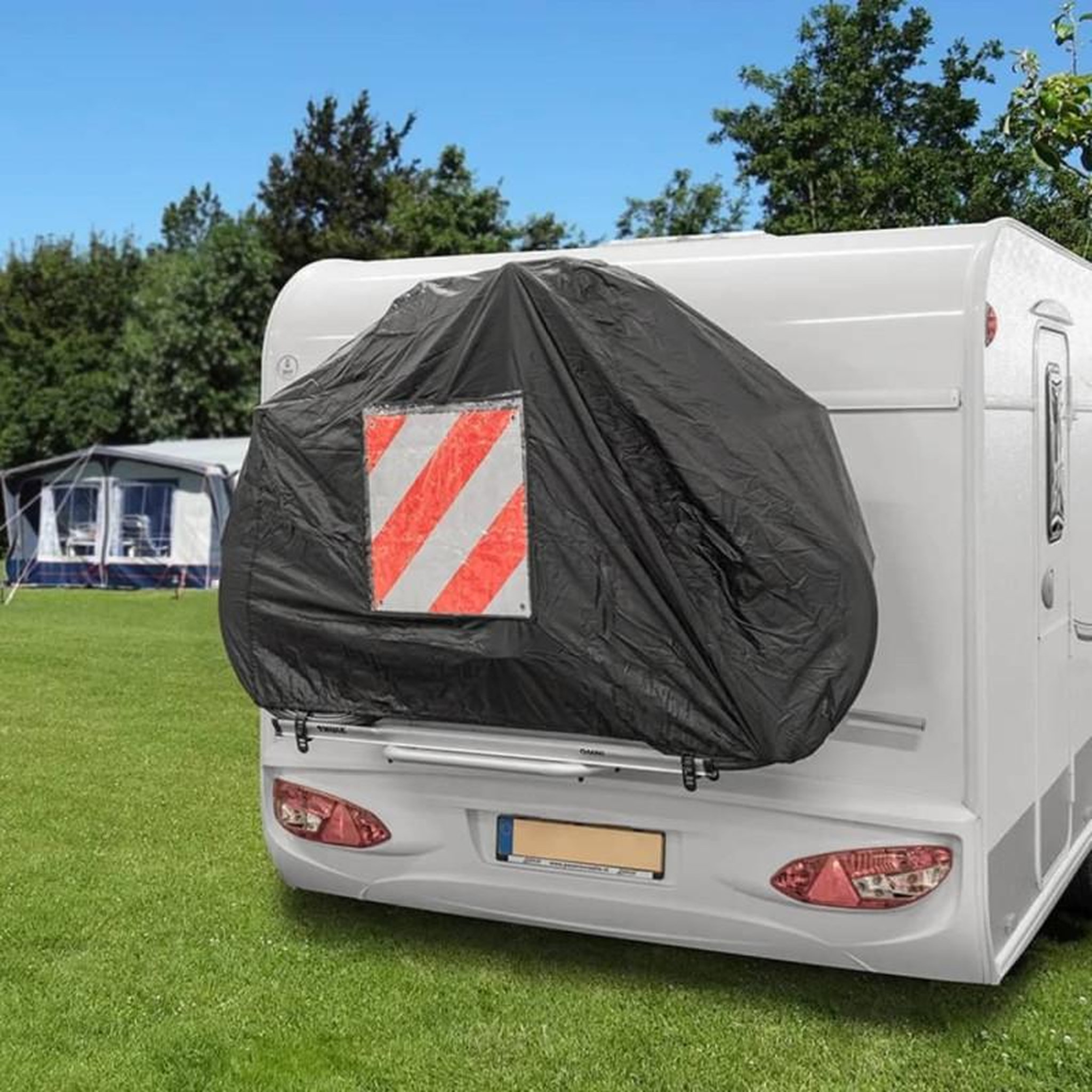 Voir la diapositive 3 : PROPLUS ProPlus Housse pour 2 vélos sur porte bagages arrière poche fendue