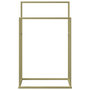 Voir la diapositive 3 : VIDAXL Porte-serviettes sur pied Dore 48x24x78,5 cm Fer