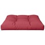 Voir la diapositive 4 : VIDAXL Coussin de palette rouge bordeaux 70x70x12 cm tissu