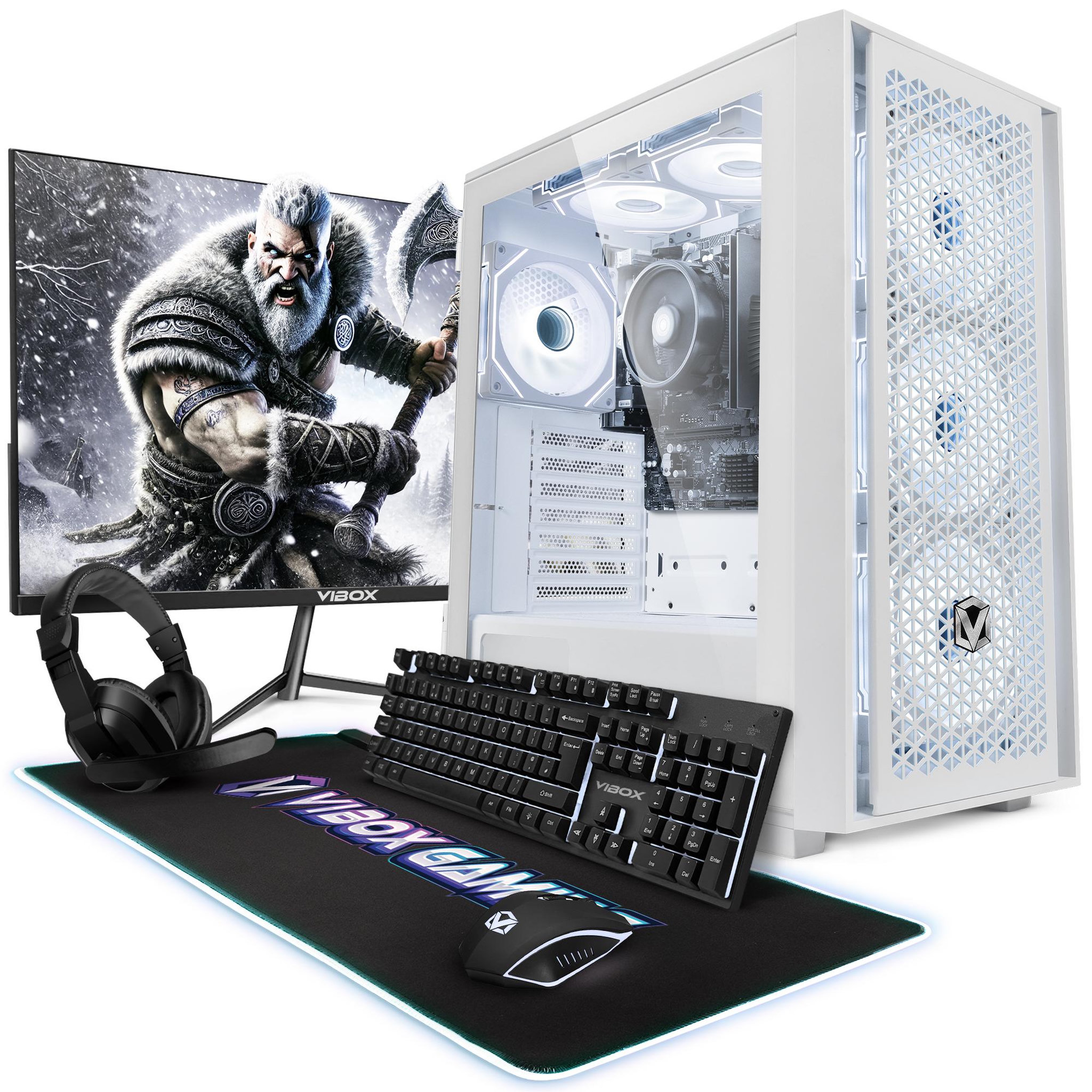 VIBOX PC Gamer Complet - Ryzen 3 3200G, 16 Go RAM, 1 To SSD, Windows 11, WiFi 6 + Bluetooth 5.4