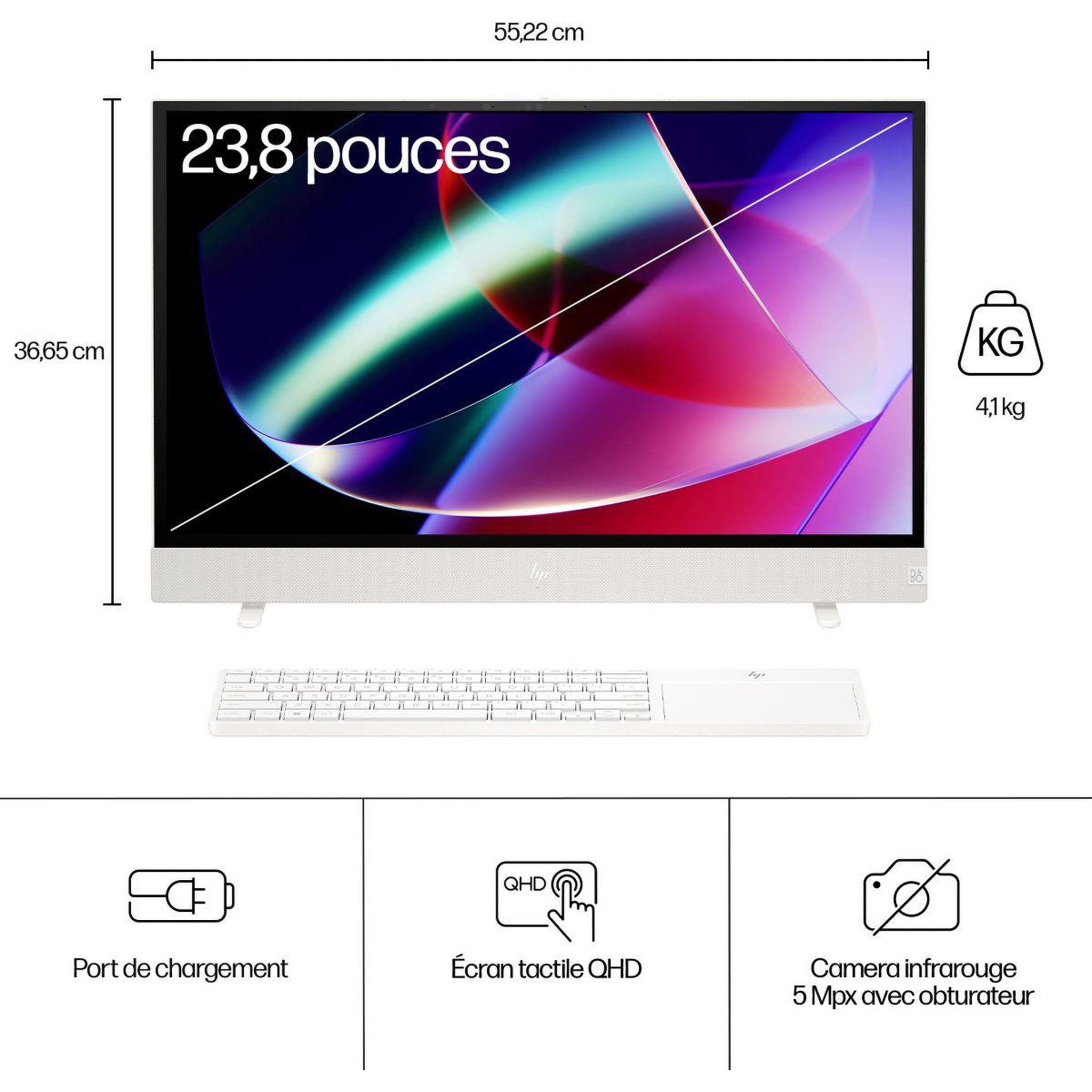 Voir la diapositive 3 : HP Ordinateur tout-en-un Envy Move 24-cs0000nf