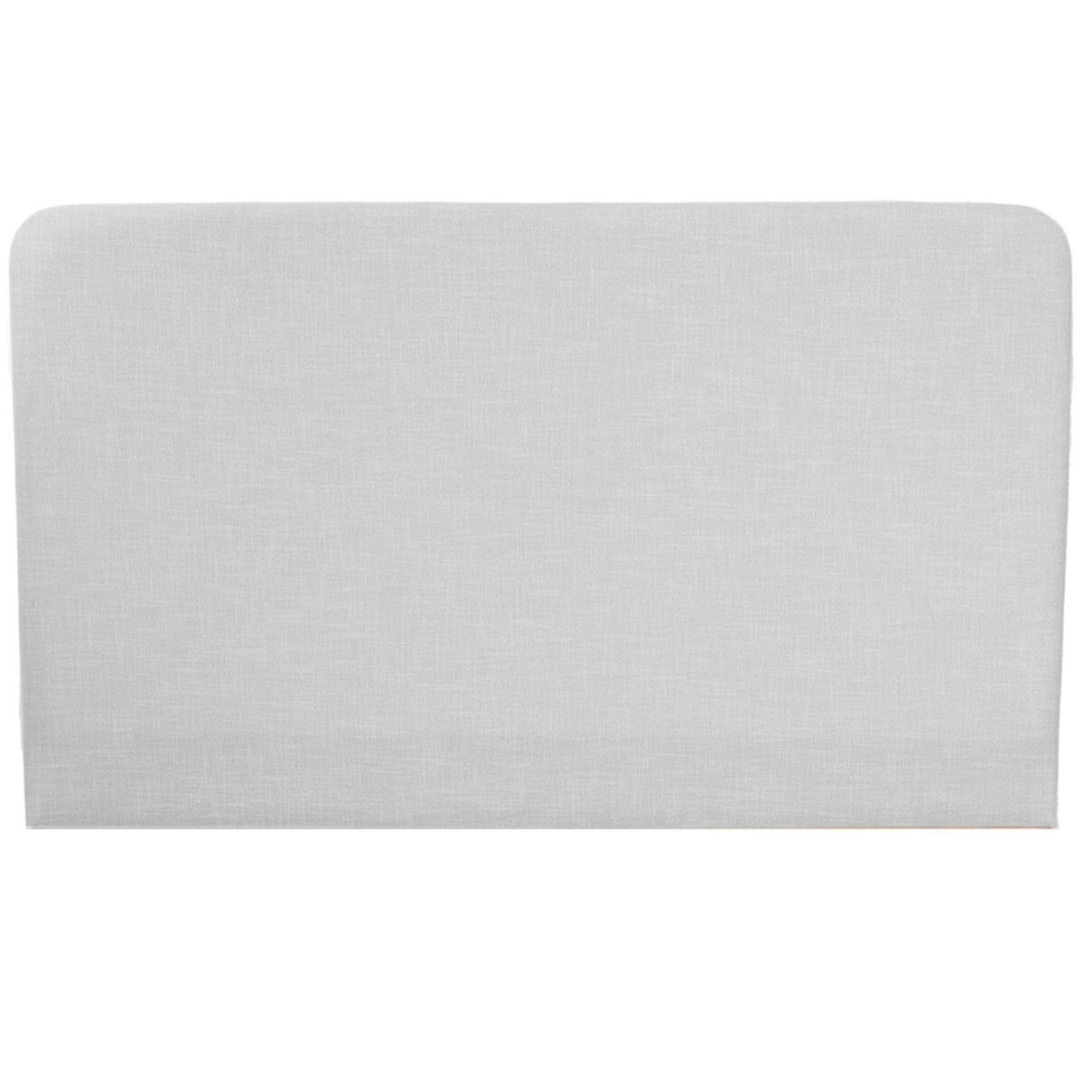 HOMIFAB Tête de lit en tissu gris clair 160 cm - Enzo