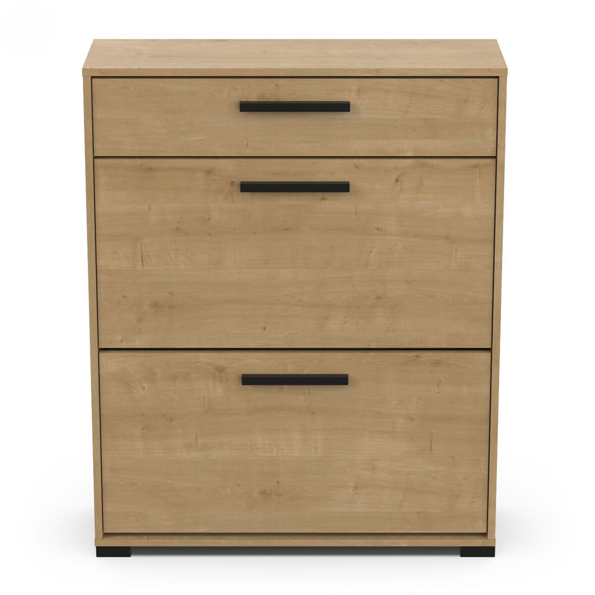 Meuble à chaussures 2 portes 1 tiroir L80 cm LIZZIE