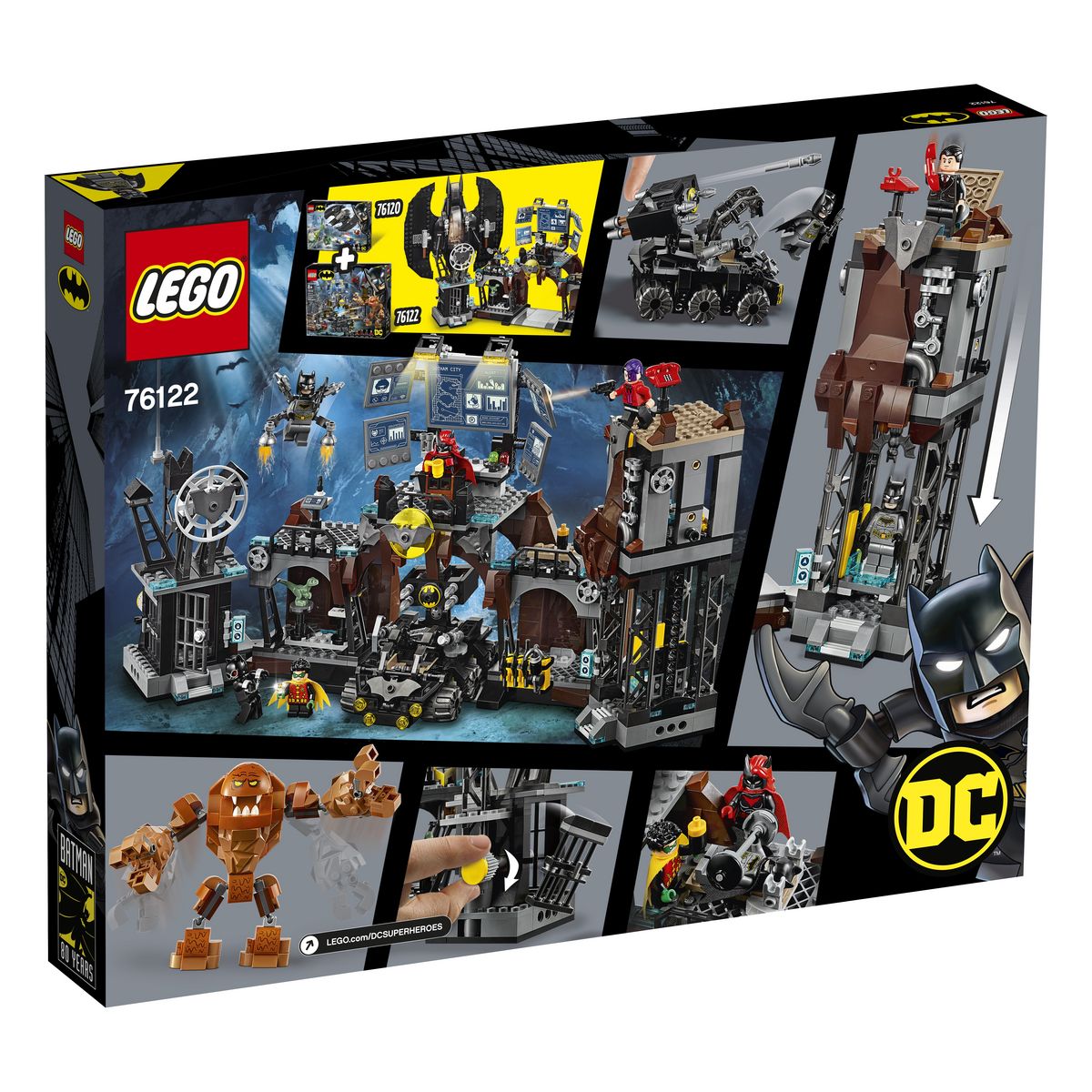 LEGO DC Super Heroes 76122 - L'invasion de la Batcave par Gueule d'argile