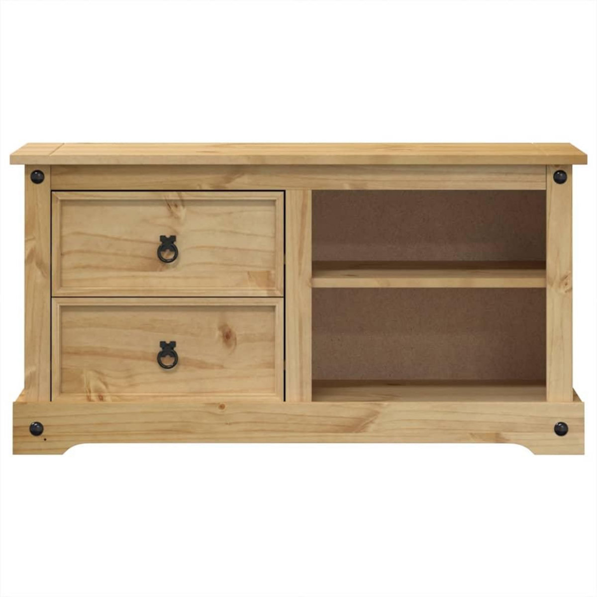VIDAXL Meuble TV  100x40x52 cm bois de pin massif