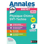 PHYSIQUE-CHIMIE - SCIENCES DE LA VIE ET DE LA TERRE - TECHNOLOGIE 3E. SUJETS & CORRIGES, EDITION 2026, Coppens Nicolas