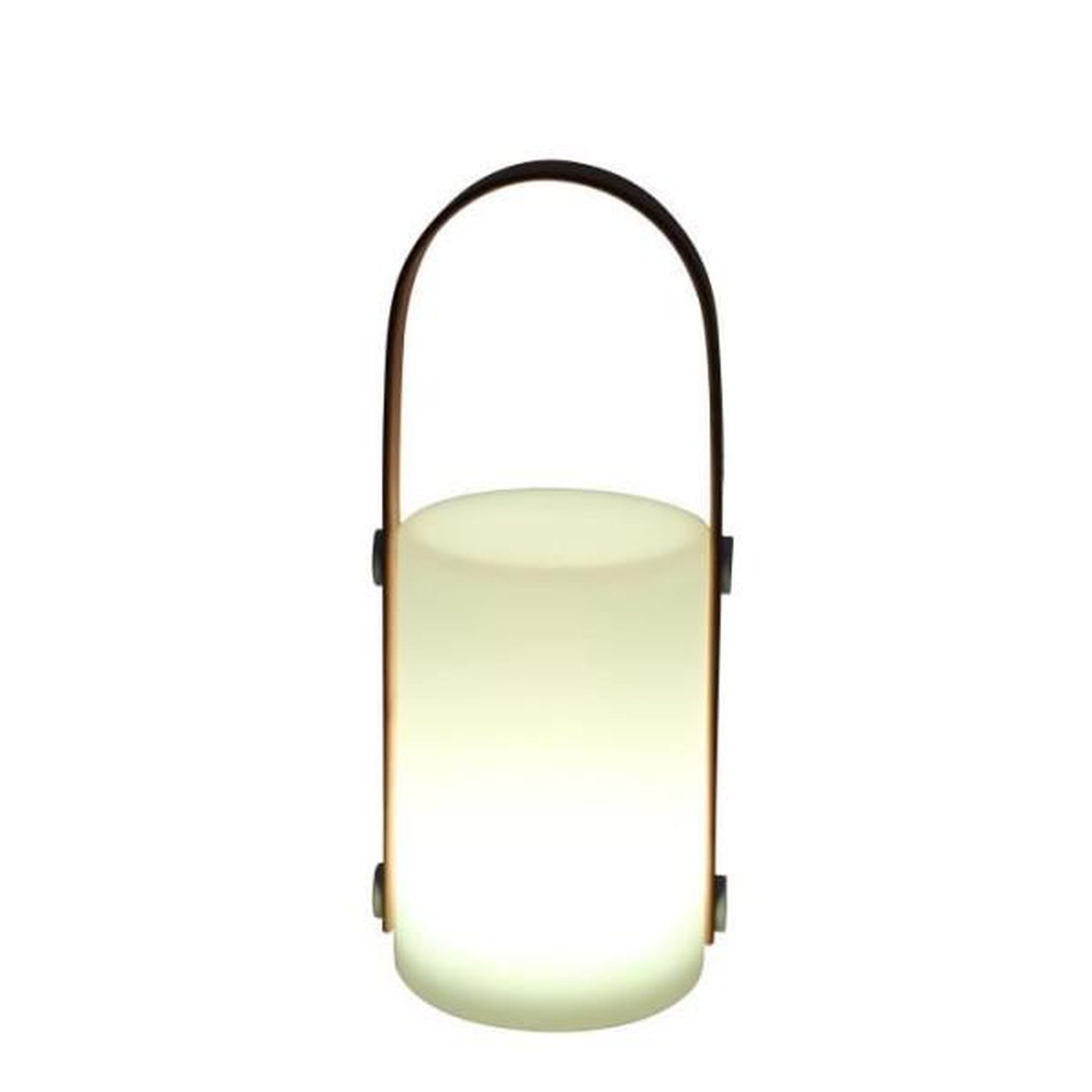 Voir la diapositive 6 : Galix Lanterne portative rechargeable USB - GALIX - Bambou/Plastique - 4 LED WRGB - 1500mAh - Blanc