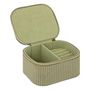 Voir la diapositive 2 : ATMOSPHERA Boîte à Bijoux en Velours  Enya  11cm Vert