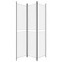 Voir la diapositive 4 : VIDAXL Cloison de separation 3 panneaux Blanc 150x220 cm Tissu
