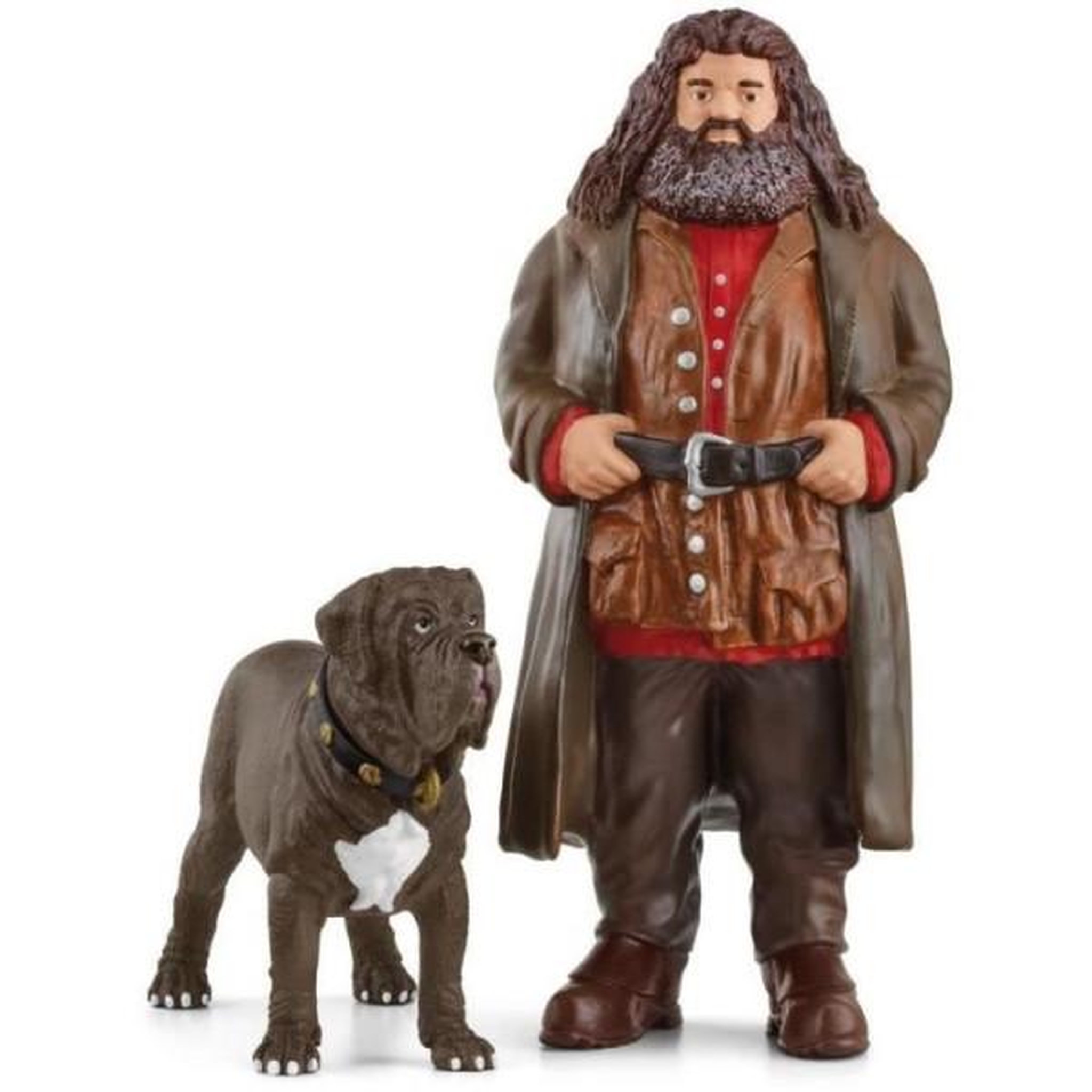 Schleich Hagrid et Crockdur, Figurine de l'univers Harry Potter, pour enfants des 6 ans, 8 x 11,5 x 13 cm - schleich 42638 WIZARDING WORL