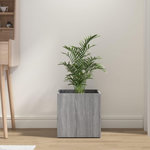 VIDAXL Jardiniere Sonoma gris 40x40x40 cm Bois d'ingenierie