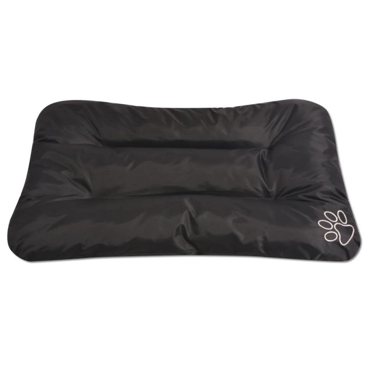 VIDAXL Matelas pour chiens Taille L Noir
