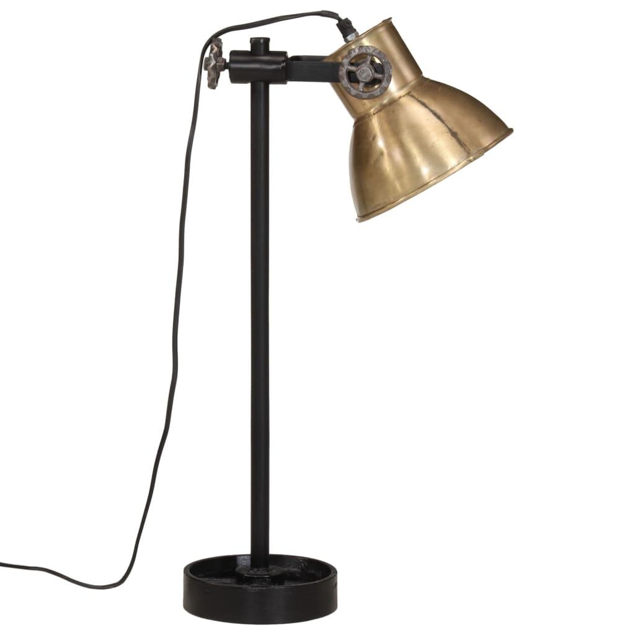 Voir la diapositive 4 : VIDAXL Lampe de bureau 25 W laiton antique 15x15x55 cm E27