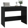 Voir la diapositive 4 : VIDAXL Bureau Noir 101x50x76,5 cm Bois d'ingenierie