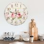 Voir la diapositive 1 : VIDAXL Horloge murale vintage Fleur 60 cm
