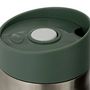 Voir la diapositive 2 : FIVE Mug Isolant  Inox & Silicone  0,35L Vert