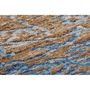 Voir la diapositive 3 : Paris Prix Tapis Jacquard à Poils Courts  Blaze  Bleu & Beige