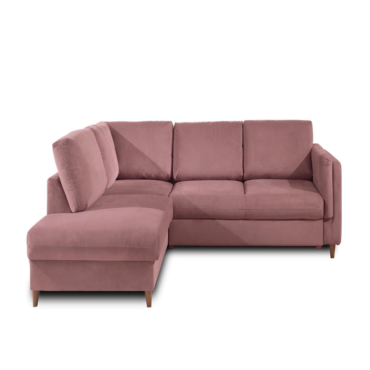 LISA DESIGN Brooke - canapé d'angle gauche - convertible - 5 places - en velours