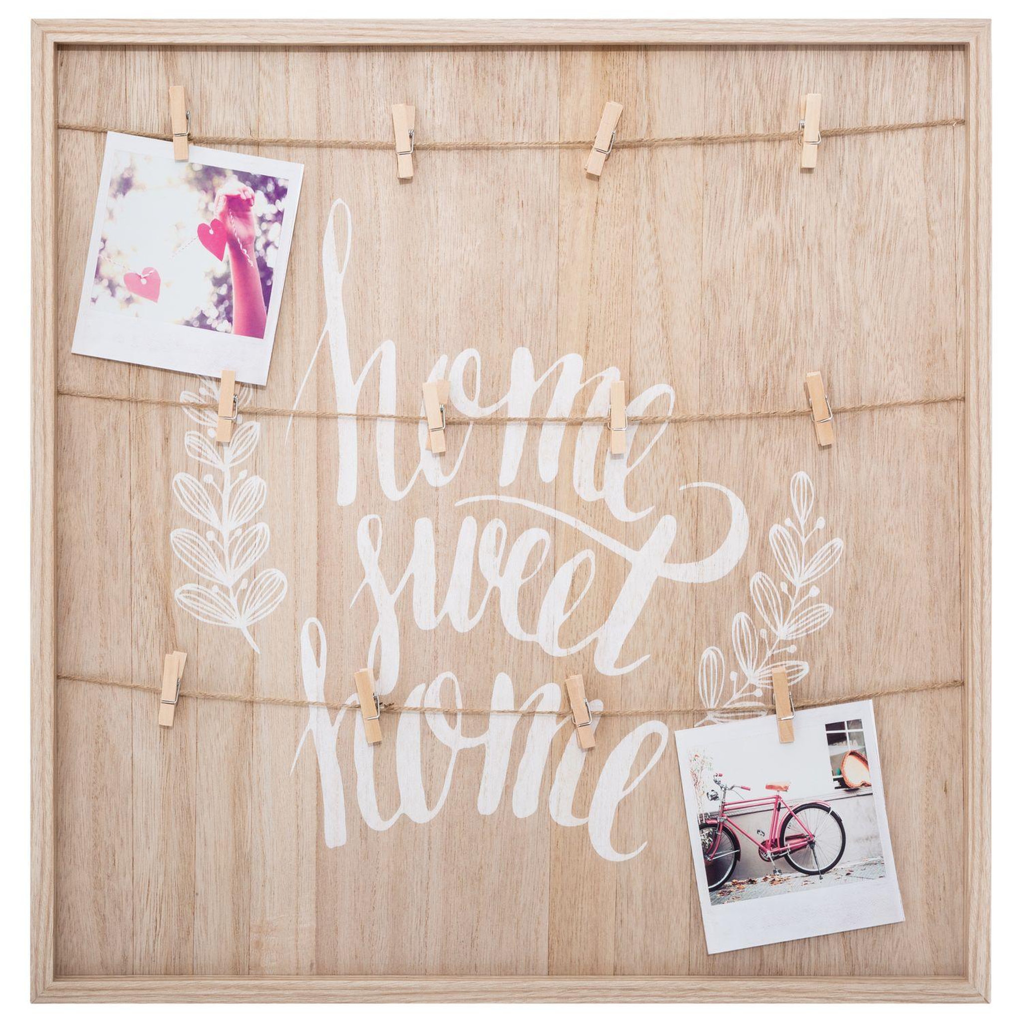 ATMOSPHERA Porte photos corde effet bois ethnique - home
