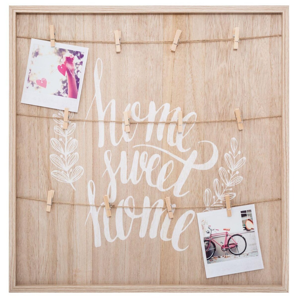 ATMOSPHERA Porte photos corde effet bois Ethnique - Home