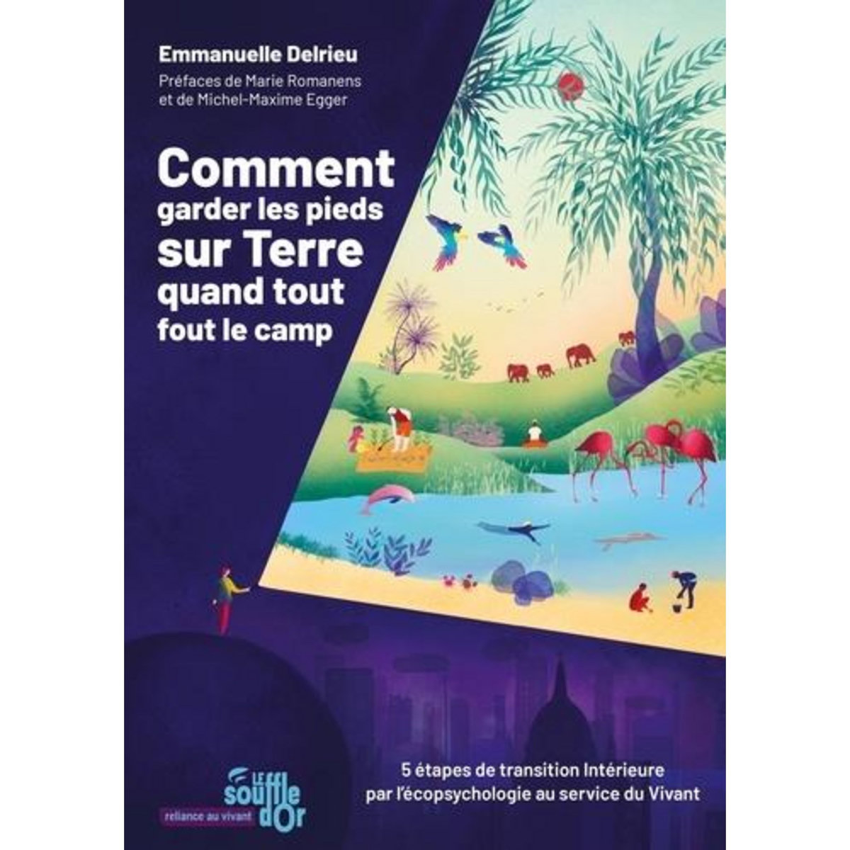COMMENT GARDER LES PIEDS SUR TERRE QUAND TOUT FOUT LE CAMP. 5 ETAPES DE TRANSITION INTERIEURE PAR L'ECOPSYCHOLOGIE AU SERVICE DU VIVANT, Delrieu Emmanuelle