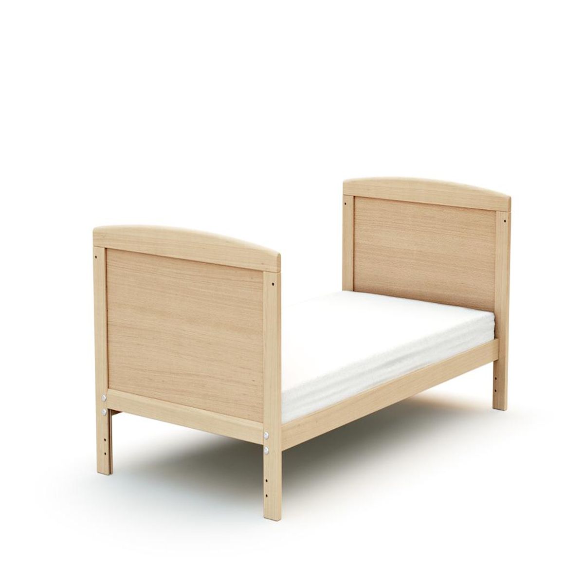 AT4 Lit bébé évolutif avec matelas ESSENTIEL 60 x 120 cm en bois